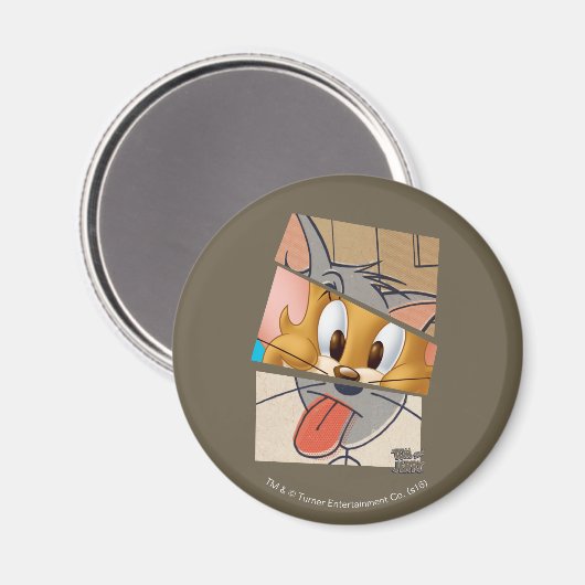 Tom en Jerry | Tom en Jerry Mashup Magneet (Voorkant / Achterkant)