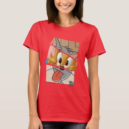 Tom en Jerry | Tom en Jerry Mashup T-shirt (Voorkant)