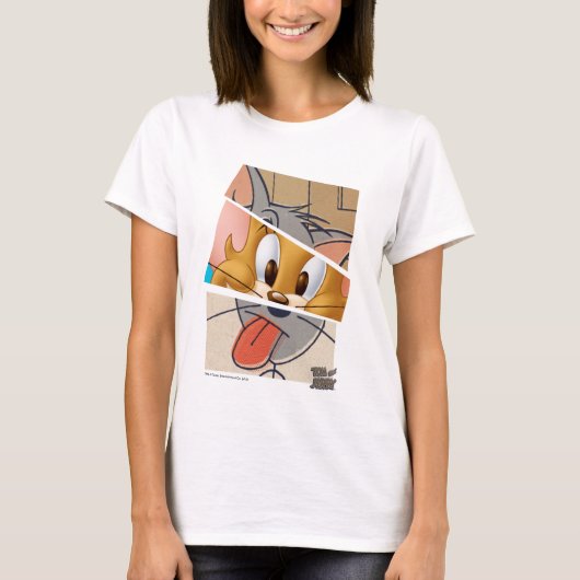 Tom en Jerry | Tom en Jerry Mashup T-shirt (Voorkant)