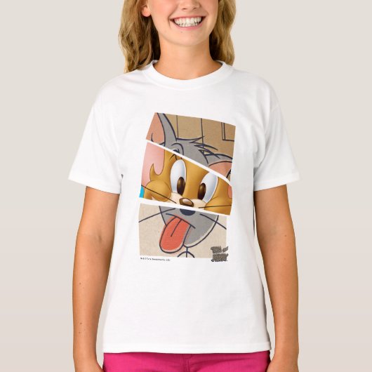 Tom en Jerry | Tom en Jerry Mashup T-shirt (Voorkant)