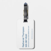 Tom en Jerry | Tom en Jerry op Baseball Diamond Bagagelabel (Achterkant verticaal)