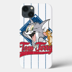 Tom en Jerry   Tom en Jerry op Baseball Diamond iPhone 13 Hoesje