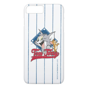Tom en Jerry   Tom en Jerry op Baseball Diamond iPhone 8/7 Plus Hoesje