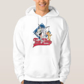 Tom en Jerry | Tom en Jerry op Baseball Diamond Hoodie (Voorkant)