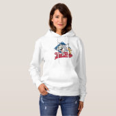Tom en Jerry | Tom en Jerry op Baseball Diamond Hoodie (Voorkant volledig)