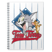 Tom en Jerry | Tom en Jerry op Baseball Diamond Notitieboek (Voorkant)