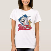 Tom en Jerry | Tom en Jerry op Baseball Diamond T-shirt (Voorkant)