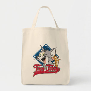 Tom en Jerry Tom en Jerry op Baseball Diamond Tote Bag