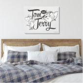 Tom en Jerry | Tom en Jerry View Sweet Canvas Afdruk (Insitu (Slaapkamer))