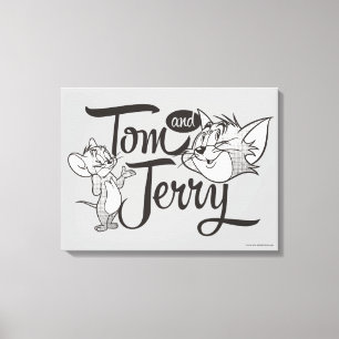 Tom en Jerry Tom en Jerry View Sweet Canvas Afdruk