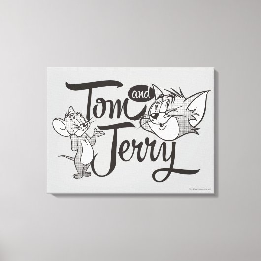 Tom en Jerry | Tom en Jerry View Sweet Canvas Afdruk (Voorkant)
