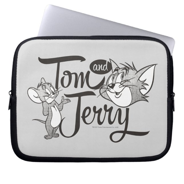 Tom en Jerry | Tom en Jerry View Sweet Laptop Sleeve (Voorkant)