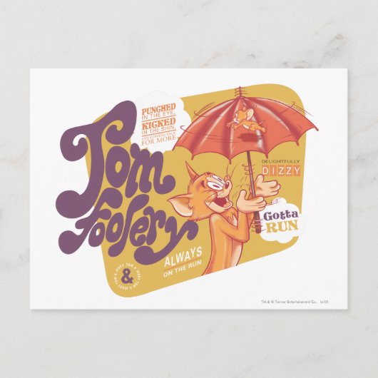 Tom en Jerry Tom Foolery Briefkaart (Voorkant)