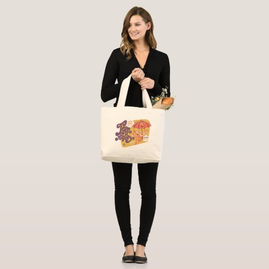 Tom en Jerry Tom Foolery Grote Tote Bag (Voorkant (model))