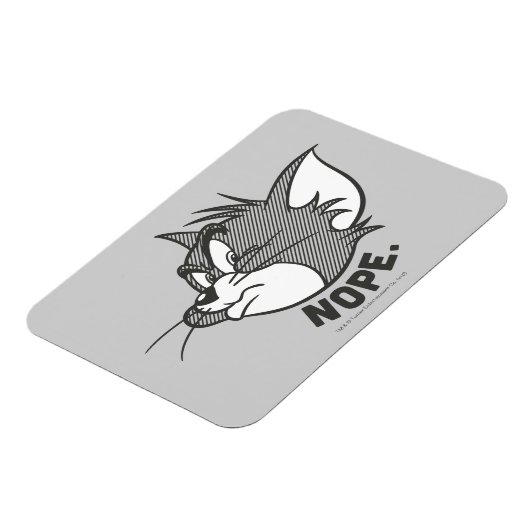 Tom en Jerry | Tom Says Nope Magneet (Linkerzijde)