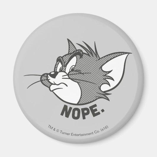 Tom en Jerry | Tom Says Nope Magneet (Voorkant)