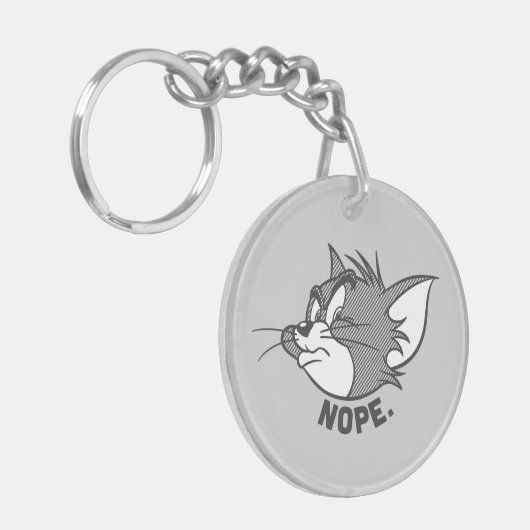 Tom en Jerry | Tom Says Nope Sleutelhanger (Voorkant Links)