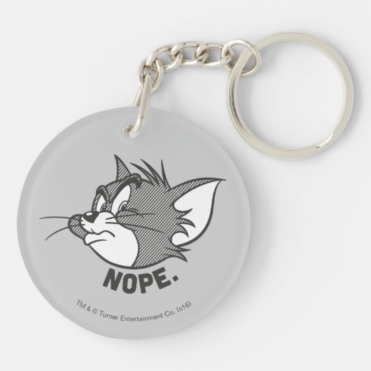 Tom en Jerry | Tom Says Nope Sleutelhanger (Achterkant)