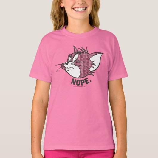 Tom en Jerry | Tom Says Nope T-shirt (Voorkant)