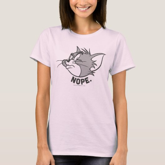 Tom en Jerry | Tom Says Nope T-shirt (Voorkant)