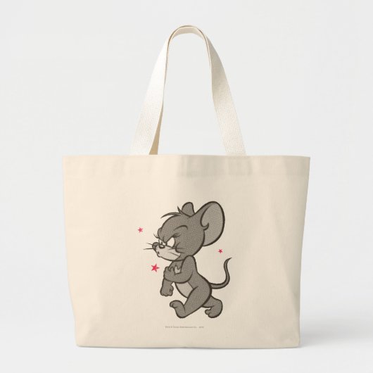 Tom en Jerry Tough Mouse 1 Grote Tote Bag (Voorkant)