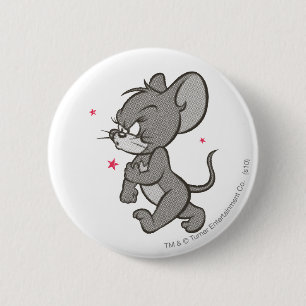 Tom en Jerry Tough Mouse 1 Ronde Button 5,7 Cm