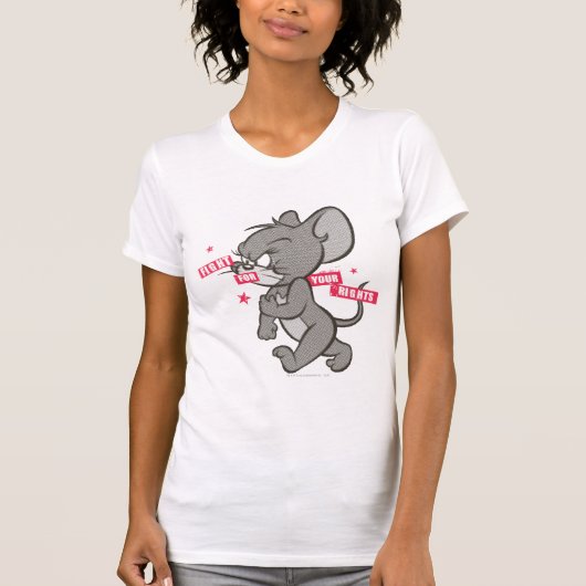 Tom en Jerry Tough Mouse 3 T-shirt (Voorkant)