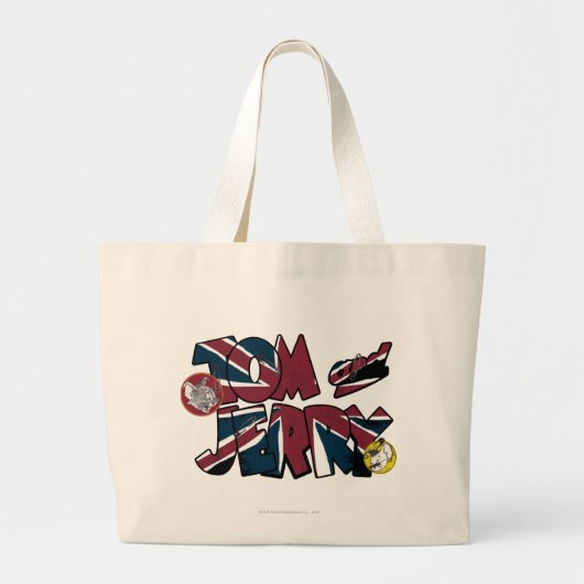 Tom en Jerry UK Overload 2 Grote Tote Bag (Voorkant)