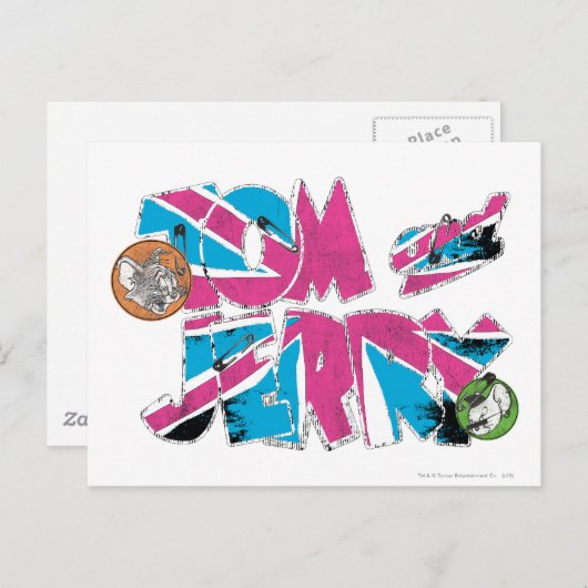 Tom en Jerry UK Overload Briefkaart (Voorkant / Achterkant)