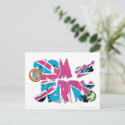 Tom en Jerry UK Overload Briefkaart (Staand voorkant)