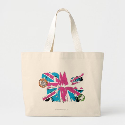 Tom en Jerry UK Overload Grote Tote Bag (Voorkant)