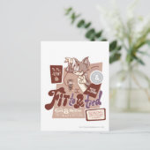 Tom en Jerry vinden het leuk om te worden bedden Briefkaart (Staand voorkant)