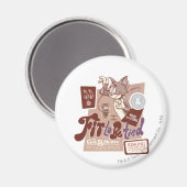Tom en Jerry vinden het leuk om te worden bedden Magneet (Voorkant / Achterkant)
