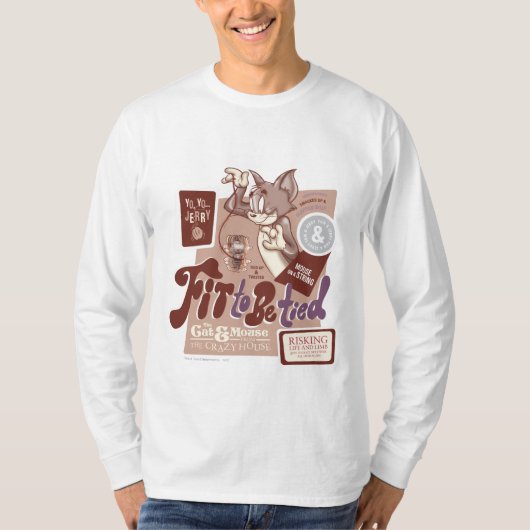 Tom en Jerry vinden het leuk om te worden bedden T-shirt (Voorkant)