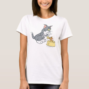 Tom en Jerry voeren de kat T-shirt