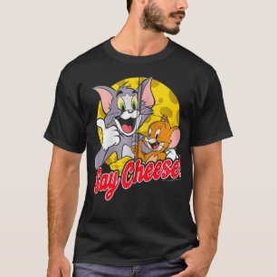 Tom en Jerry Zeg Cheese Portrait Zip T-shirt