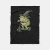 Tom Foolery Frog, grappige grillige Fr Fleece Deken (Voorkant)