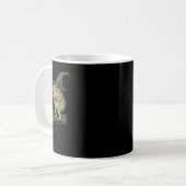 Tom Foolery Frog, grappige grillige Fr Koffiemok (Voorkant links)