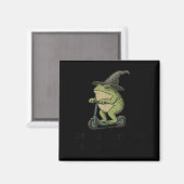 Tom Foolery Frog, grappige grillige Fr Magneet (Voorkant / Achterkant)