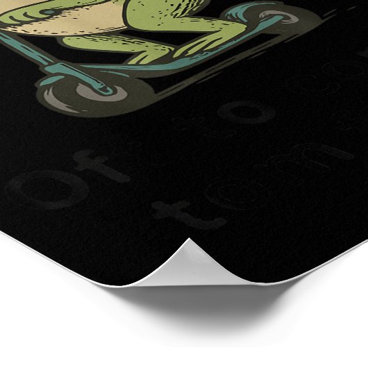 Tom Foolery Frog, grappige grillige Fr Poster (Hoek)