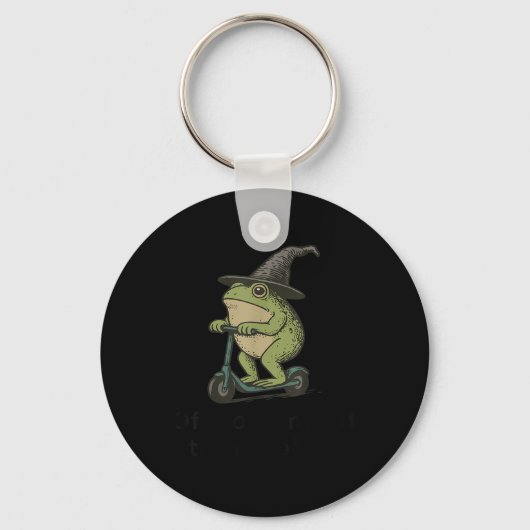 Tom Foolery Frog, grappige grillige Fr Sleutelhanger (Voorkant)