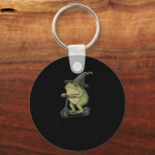Tom Foolery Frog, grappige grillige Fr Sleutelhanger (Voorkant)