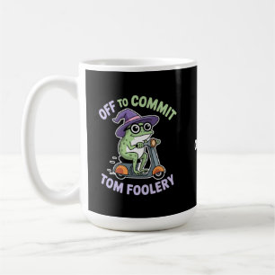 Tom Foolery Frog Grappige meme Koffiemok
