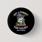 Tom Foolery Frog Grappige meme Ronde Button 3,2 Cm (Voorkant)