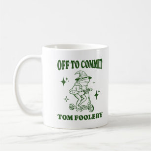Tom Foolery Wizard Frog Funny Meme Koffiemok