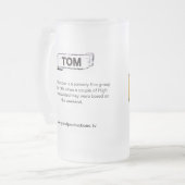 Tom GP Collectors Cup Matglas Bierpul (Voorkant links)