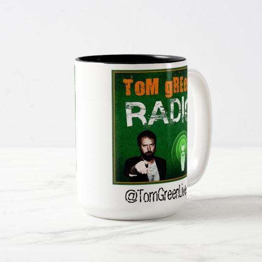 Tom Green Radio Coffee Mok (Voorkant rechts)