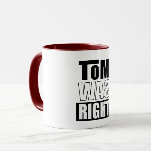 Tom had gelijk mok (Voorkant links)