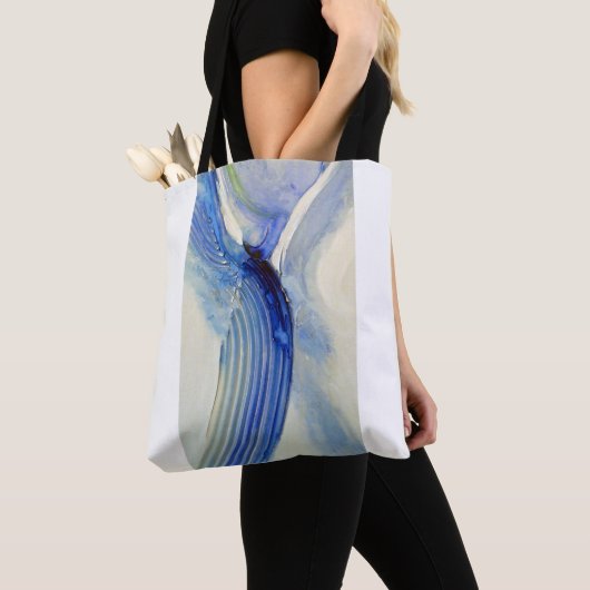 Tom Hanson Art Canvas tas "Ascending Indigo" (Dichtbij)