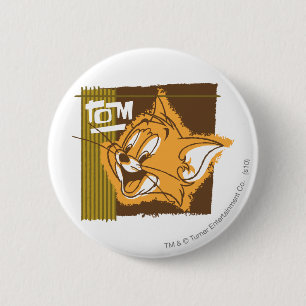 Tom Happy Face Ronde Button 5,7 Cm